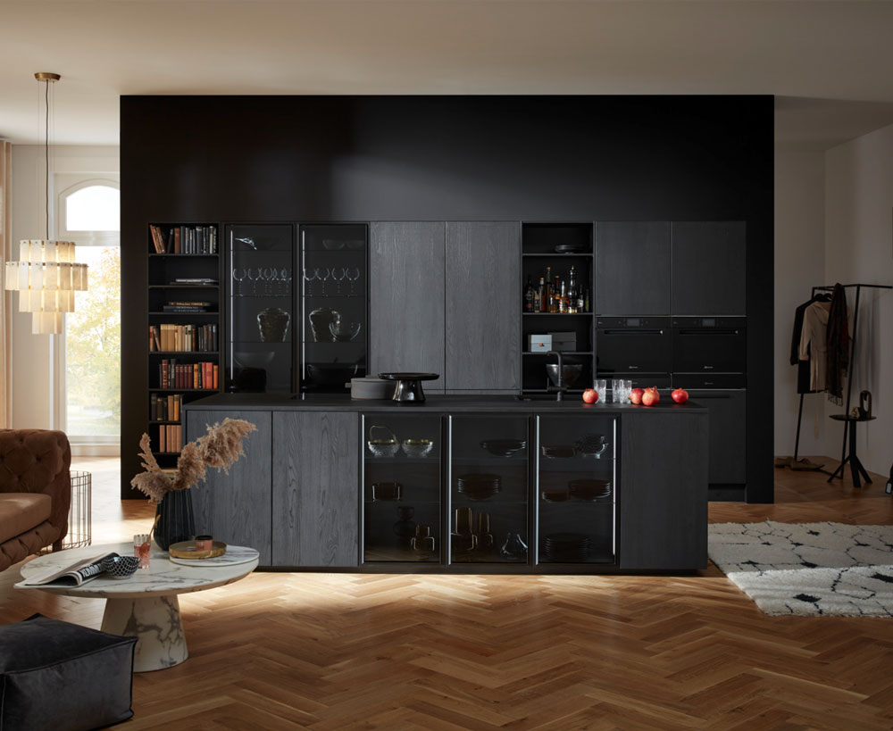 Manhattan Nero Detail1 Manhattan Nero Detail1 Rebell-Küchen