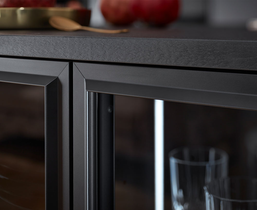 Manhattan Nero Detail3 Manhattan Nero Detail3 Rebell-Küchen